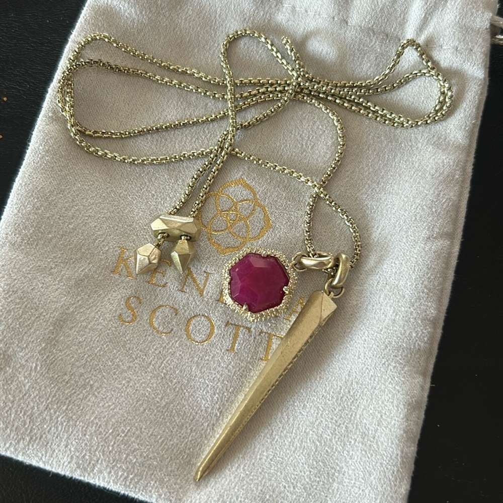 Kendra Scott extra long chain (29”) with charms